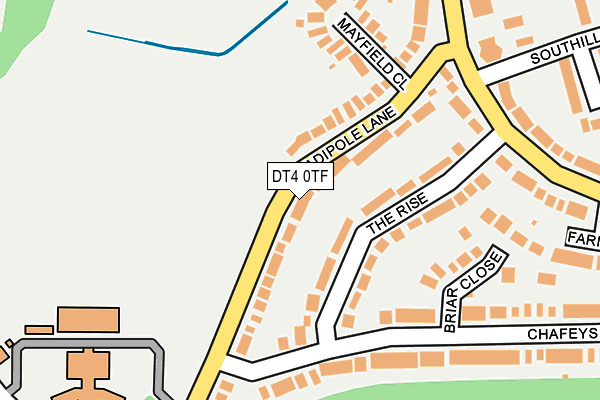 DT4 0TF map - OS OpenMap – Local (Ordnance Survey)