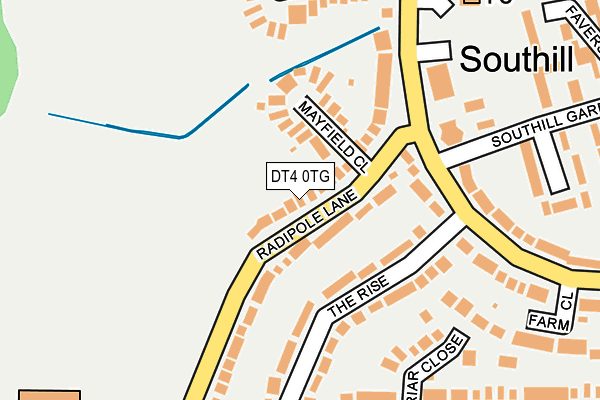 DT4 0TG map - OS OpenMap – Local (Ordnance Survey)