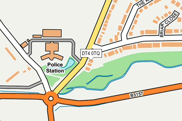 DT4 0TQ map - OS OpenMap – Local (Ordnance Survey)