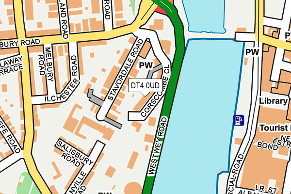 DT4 0UD map - OS OpenMap – Local (Ordnance Survey)