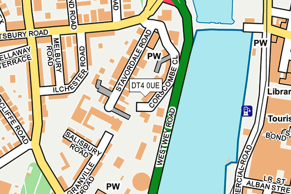DT4 0UE map - OS OpenMap – Local (Ordnance Survey)