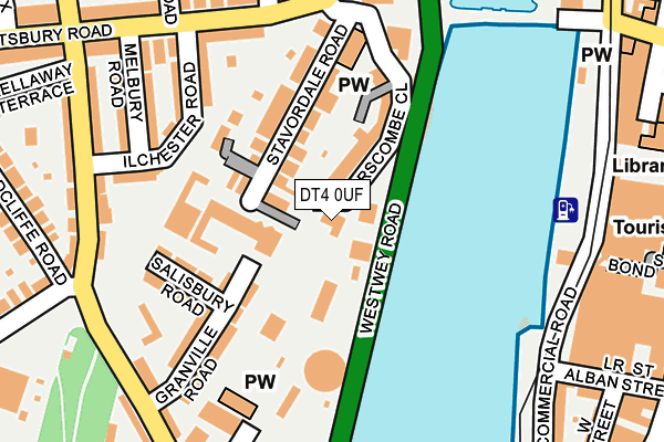 DT4 0UF map - OS OpenMap – Local (Ordnance Survey)