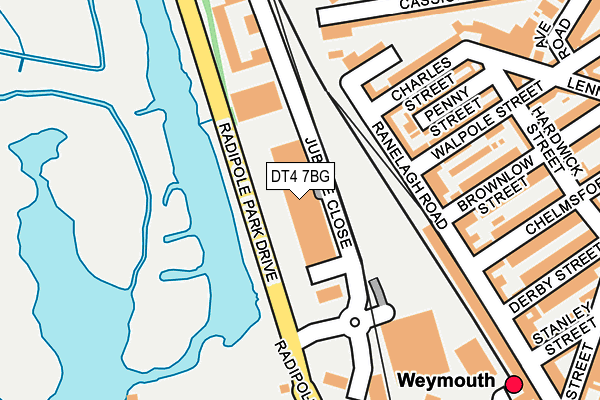 DT4 7BG map - OS OpenMap – Local (Ordnance Survey)