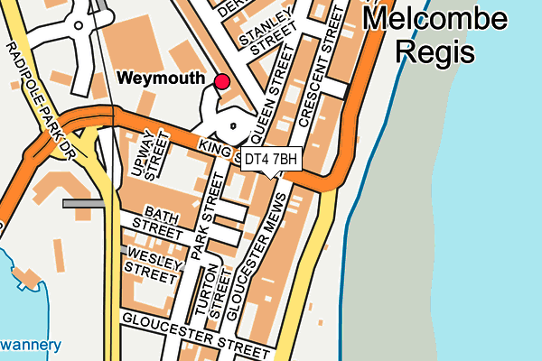 DT4 7BH map - OS OpenMap – Local (Ordnance Survey)