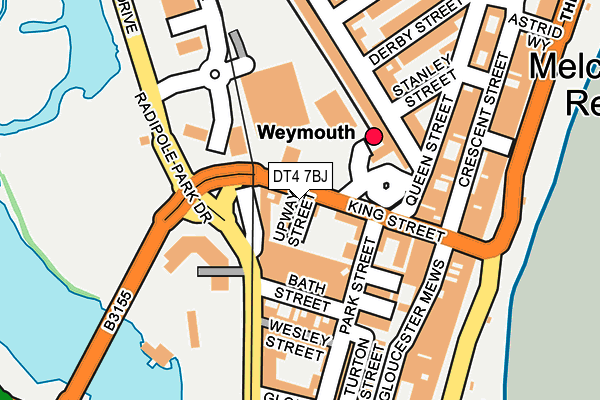 Map of VAUGHANS BISTRO WEYMOUTH LIMITED at local scale