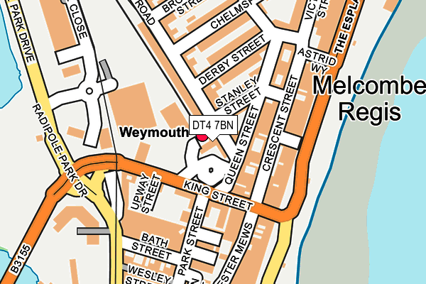 DT4 7BN map - OS OpenMap – Local (Ordnance Survey)