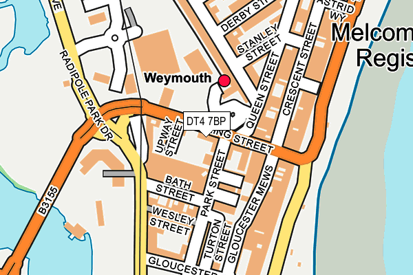 DT4 7BP map - OS OpenMap – Local (Ordnance Survey)