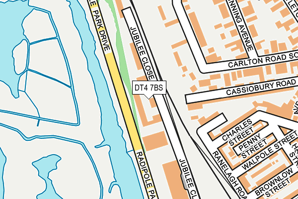 DT4 7BS map - OS OpenMap – Local (Ordnance Survey)