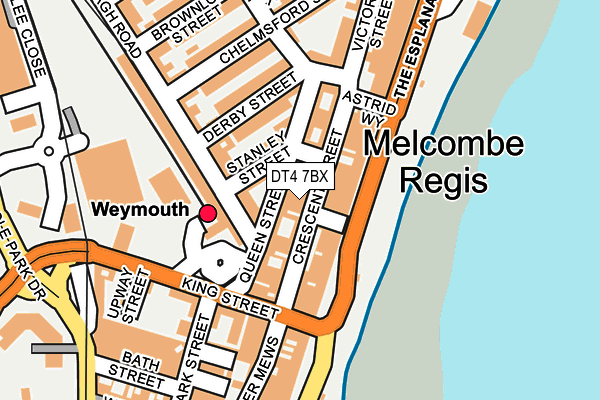 Map of CRESCENT STREET LET’S LIMITED at local scale