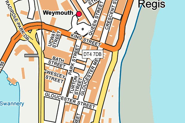 DT4 7DB map - OS OpenMap – Local (Ordnance Survey)