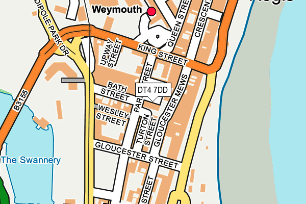 DT4 7DD map - OS OpenMap – Local (Ordnance Survey)