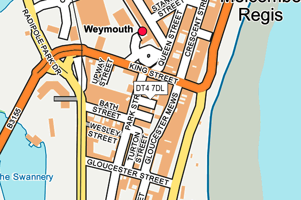 DT4 7DL map - OS OpenMap – Local (Ordnance Survey)