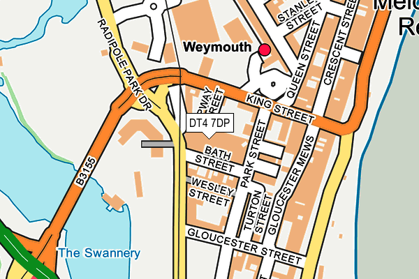 DT4 7DP map - OS OpenMap – Local (Ordnance Survey)