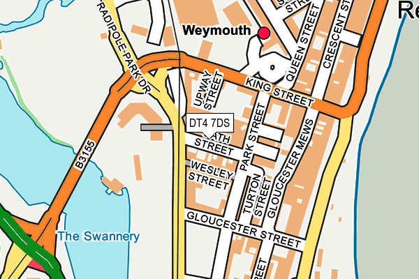 DT4 7DS map - OS OpenMap – Local (Ordnance Survey)