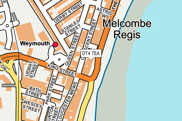 DT4 7EA map - OS OpenMap – Local (Ordnance Survey)