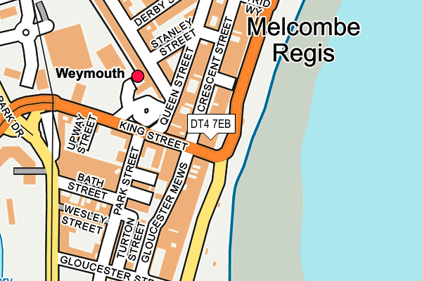 DT4 7EB map - OS OpenMap – Local (Ordnance Survey)