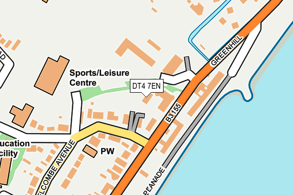 DT4 7EN map - OS OpenMap – Local (Ordnance Survey)