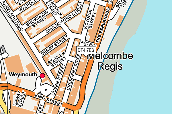 DT4 7ES map - OS OpenMap – Local (Ordnance Survey)