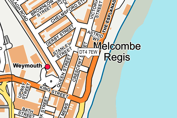 DT4 7EW map - OS OpenMap – Local (Ordnance Survey)