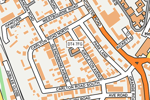 DT4 7FG map - OS OpenMap – Local (Ordnance Survey)