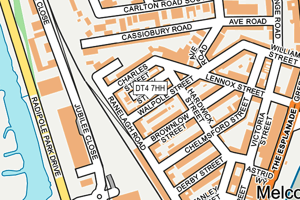 DT4 7HH map - OS OpenMap – Local (Ordnance Survey)