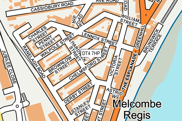 DT4 7HP map - OS OpenMap – Local (Ordnance Survey)