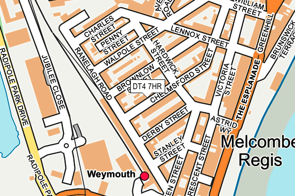 DT4 7HR map - OS OpenMap – Local (Ordnance Survey)