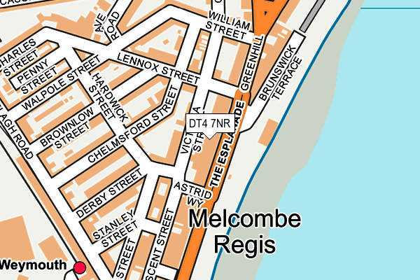 DT4 7NR map - OS OpenMap – Local (Ordnance Survey)