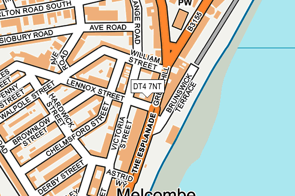 DT4 7NT map - OS OpenMap – Local (Ordnance Survey)