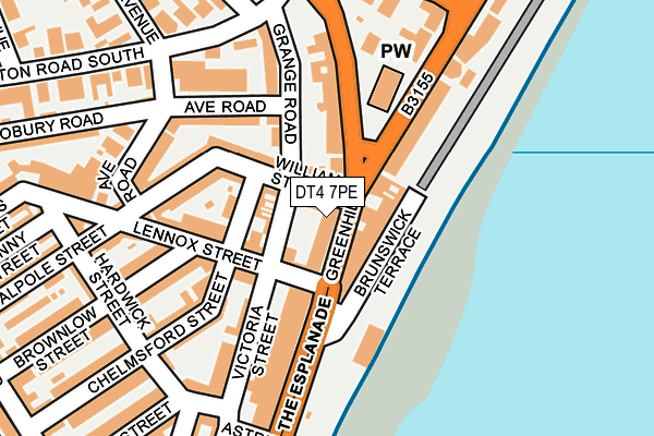 DT4 7PE map - OS OpenMap – Local (Ordnance Survey)