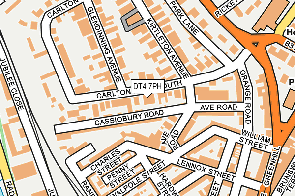 DT4 7PH map - OS OpenMap – Local (Ordnance Survey)