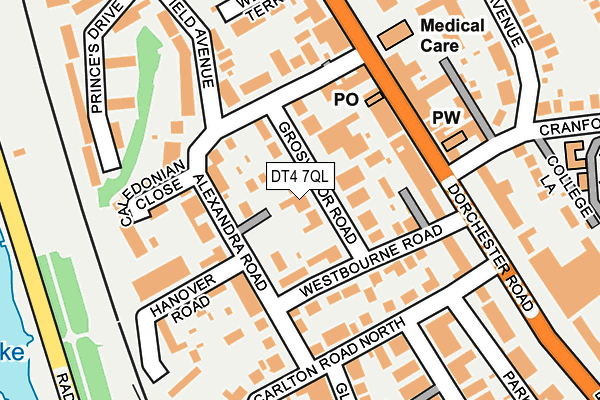 DT4 7QL map - OS OpenMap – Local (Ordnance Survey)