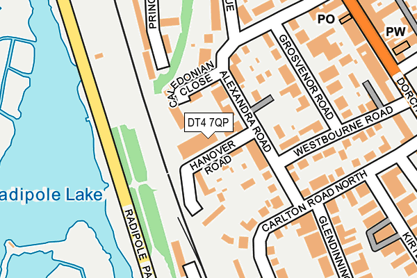 DT4 7QP map - OS OpenMap – Local (Ordnance Survey)