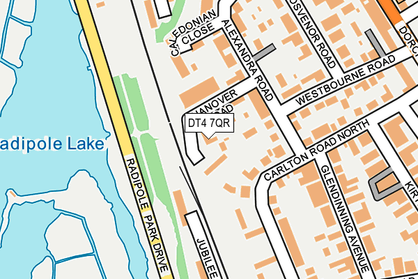 DT4 7QR map - OS OpenMap – Local (Ordnance Survey)