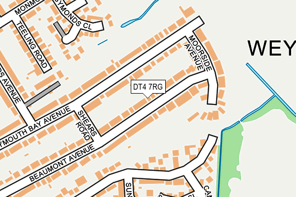 DT4 7RG map - OS OpenMap – Local (Ordnance Survey)