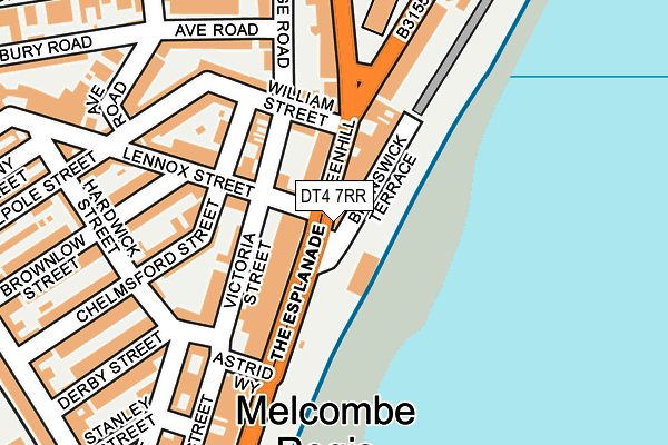 DT4 7RR map - OS OpenMap – Local (Ordnance Survey)