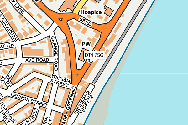 DT4 7SG map - OS OpenMap – Local (Ordnance Survey)