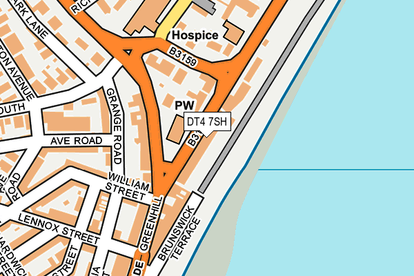 DT4 7SH map - OS OpenMap – Local (Ordnance Survey)
