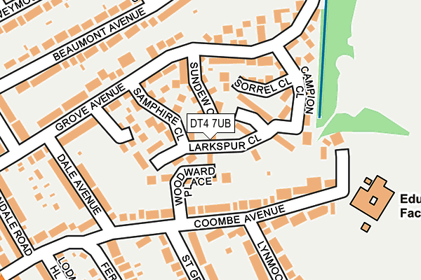 DT4 7UB map - OS OpenMap – Local (Ordnance Survey)