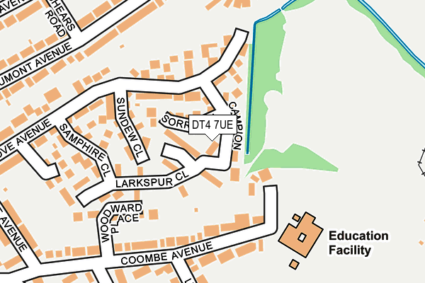 DT4 7UE map - OS OpenMap – Local (Ordnance Survey)