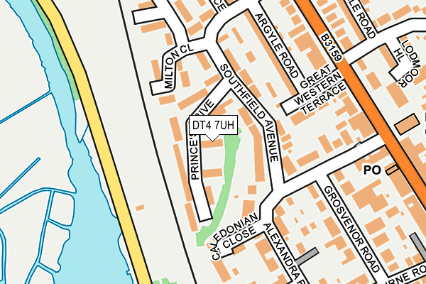 DT4 7UH map - OS OpenMap – Local (Ordnance Survey)