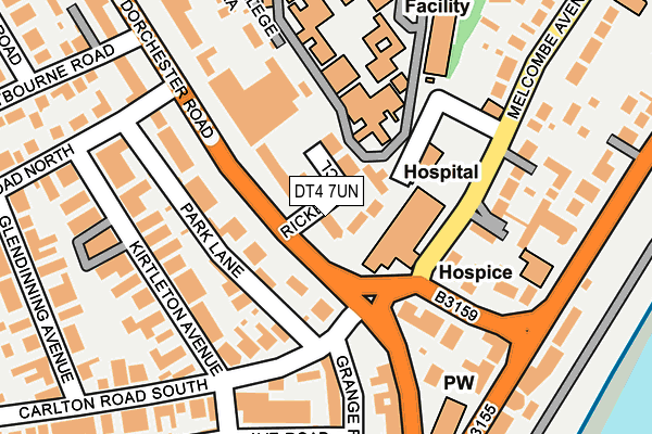 DT4 7UN map - OS OpenMap – Local (Ordnance Survey)