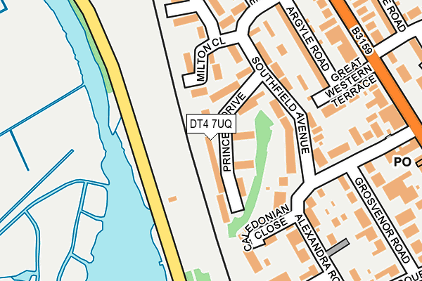 DT4 7UQ map - OS OpenMap – Local (Ordnance Survey)