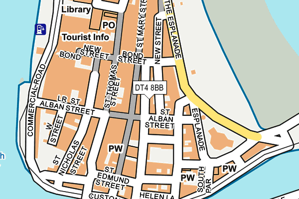 DT4 8BB map - OS OpenMap – Local (Ordnance Survey)