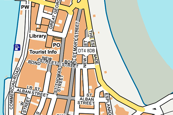 DT4 8DB map - OS OpenMap – Local (Ordnance Survey)