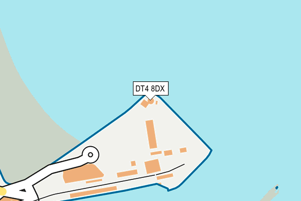 DT4 8DX map - OS OpenMap – Local (Ordnance Survey)