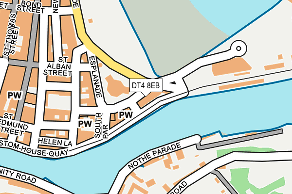 DT4 8EB map - OS OpenMap – Local (Ordnance Survey)