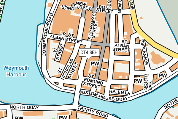 DT4 8EH map - OS OpenMap – Local (Ordnance Survey)