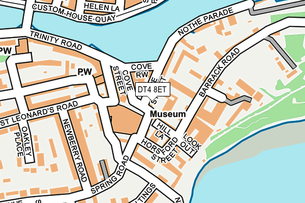 DT4 8ET map - OS OpenMap – Local (Ordnance Survey)