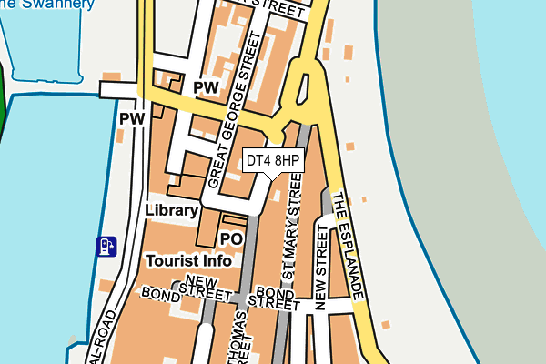 DT4 8HP map - OS OpenMap – Local (Ordnance Survey)